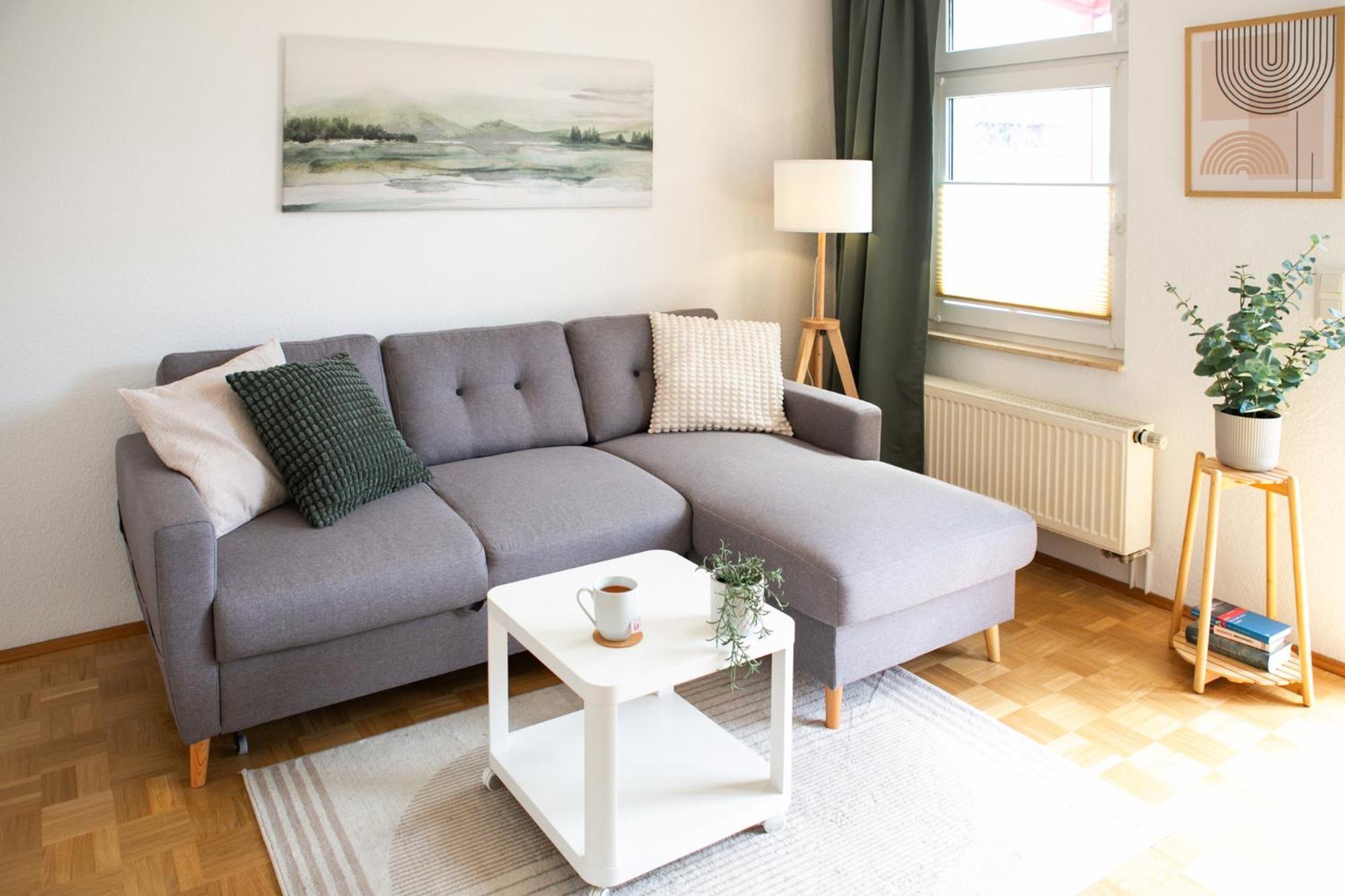 2 Zimmer, Bett Und Schlafsofa, Balkon, Waschmaschine L Leipzig Dış mekan fotoğraf